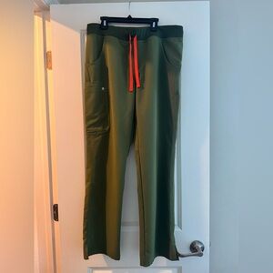 FIGS Green Kade scrub pants